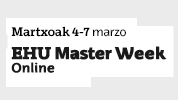 EHU Master Week